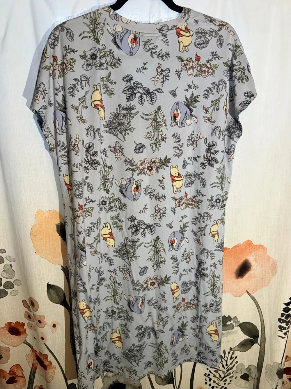 Disney Winnie the Pooh Floral PJ Dress – Size Medium - Picture 7 of 9